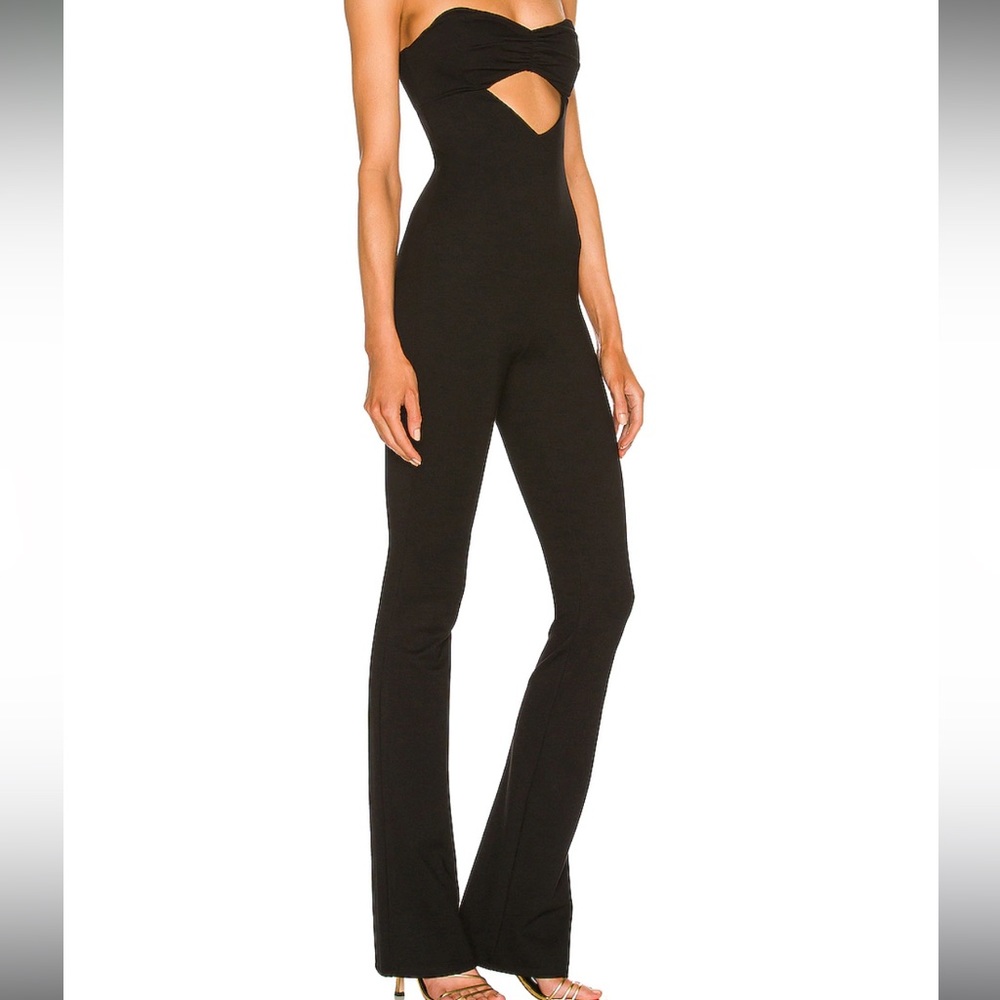 Michael Costello x Revolve cut-out flare jumpsuit
